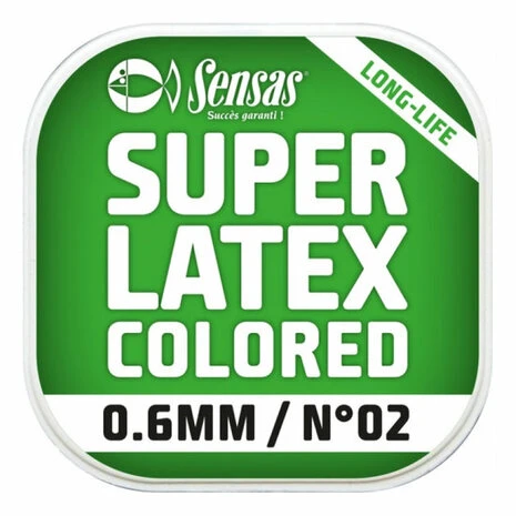 Volle Elastiek Super Latex Gekleurd - Sensas 3 Volle Elastiek Super Latex Gekleurd - Sensas
