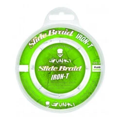 Gunki - Lijn Gevlochten Slide Braid Iron-T 120 Fluo Green - Gunki