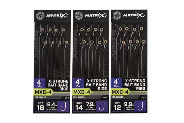 Matrix - Onderlijn MXC-4 / 10cm / 4" X-Strong Bait Band Rigs - Matrix 3 Matrix - Onderlijn MXC-4 / 10cm / 4" X-Strong Bait Band Rigs - Matrix