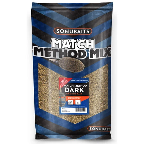 Sonubaits - Voeder Match Method Mix Dark - Sonubaits 3 Sonubaits - Voeder Match Method Mix Dark - Sonubaits