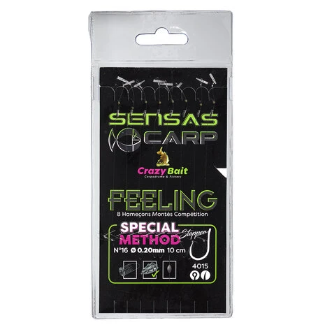 Sensas - Onderlijn Crazy Bait Carp Feeling Method Stop 4015 - 10cm - Sensas 3 Sensas - Onderlijn Crazy Bait Carp Feeling Method Stop 4015 - 10cm - Sensas
