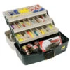 Plano - Three Tray Tackle Box Repro Green / Sandstone - Plano