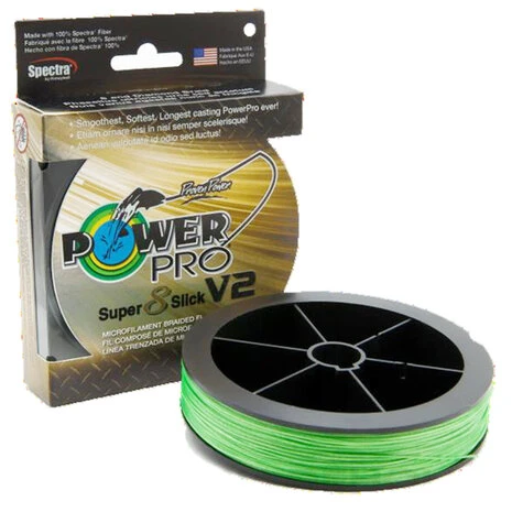 Power Pro - Lijn Gevlochten Super 8 Slick V2 Aqua Green - 135m - Power Pro 3 Power Pro - Lijn Gevlochten Super 8 Slick V2 Aqua Green - 135m - Power Pro